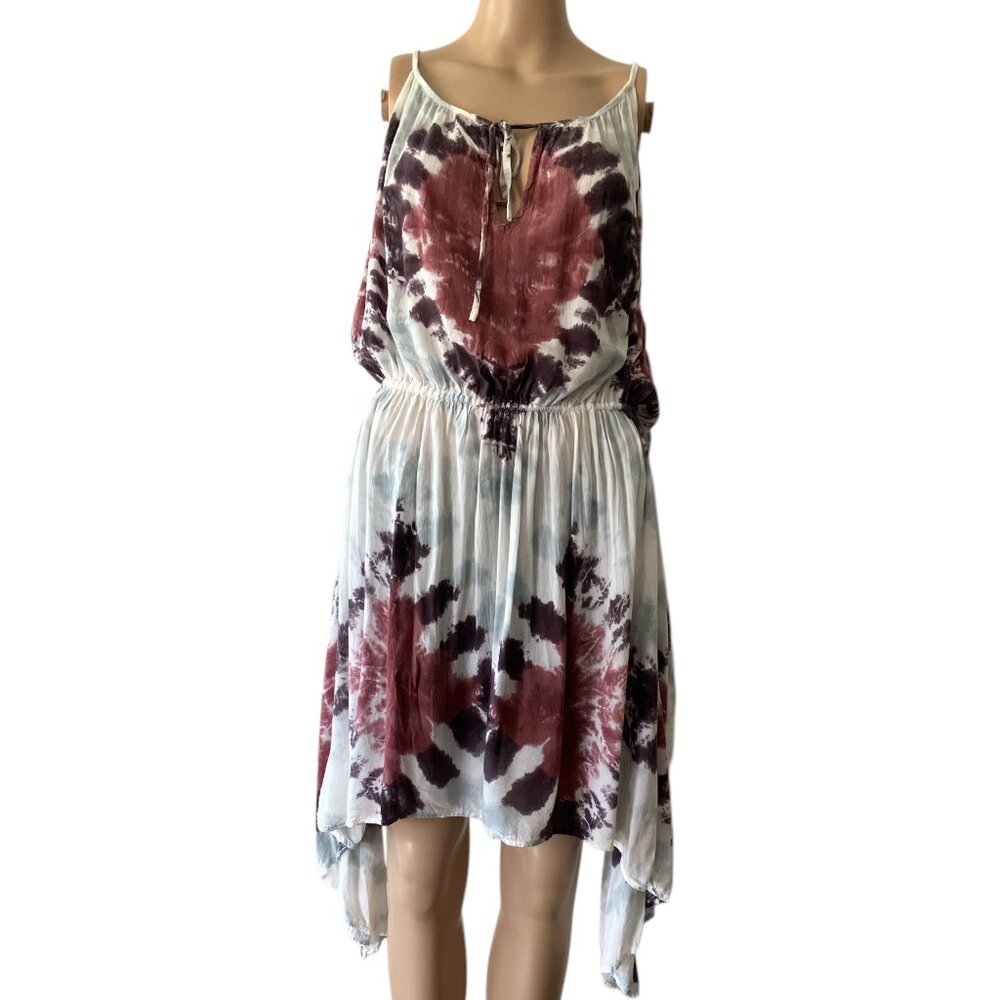 Indah Handkerchief Size M Tie Dye Mini Dress